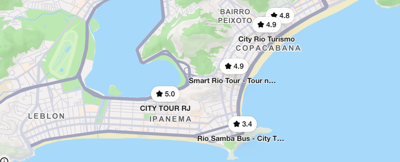 Tour Buses in Rio de Janeiro: Complete.